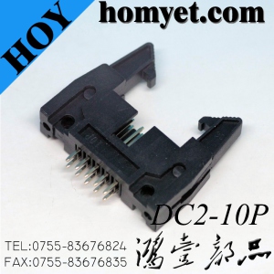 10pin 2.54mm Ox Horn Socket PCB Connector